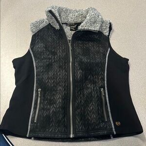 Black and Gray Vest brand new never worn, tags removed.